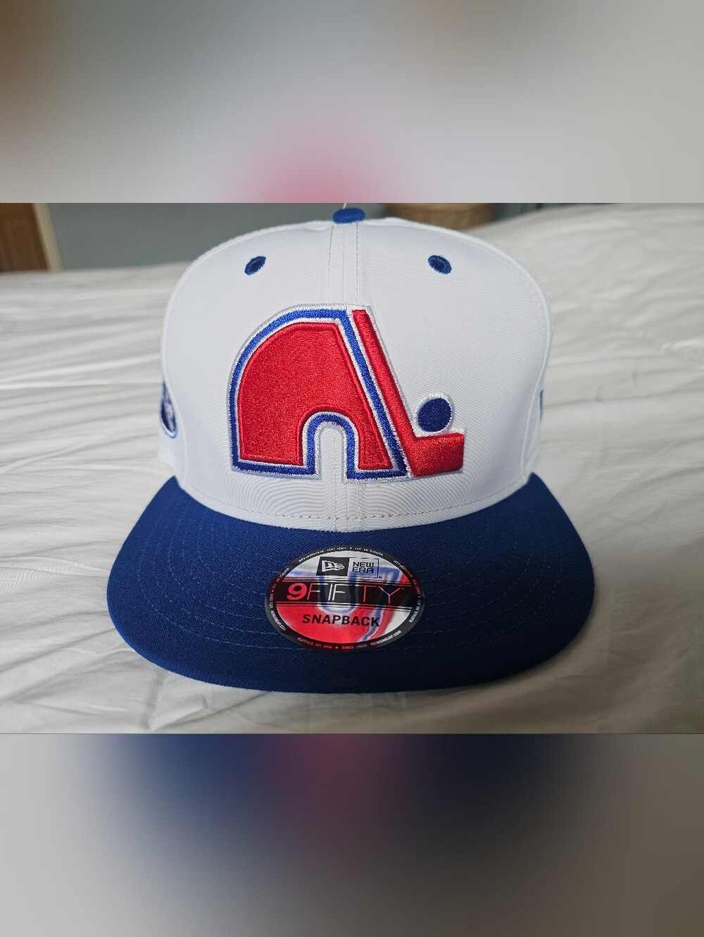 New Era 9FIFTY Quebec Nordiqes White Snapback NWT MSRP $38.99